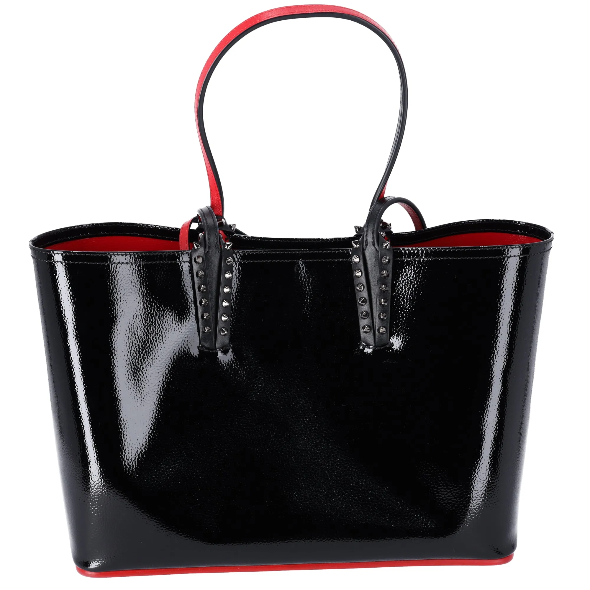 Christian Louboutin Cabata Small Tote Bag 1185006 Black Patent Leather sold by Gaby's Bags product image thumbnail 2