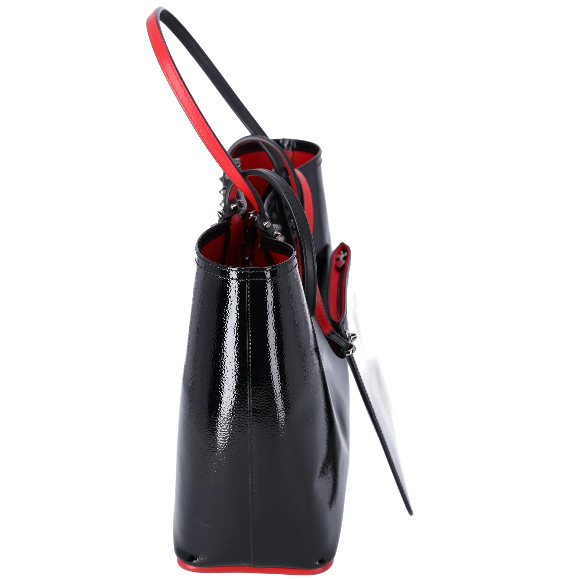 Christian Louboutin Cabata Small Tote Bag 1185006 Black Patent Leather sold by Gaby's Bags product image thumbnail 4