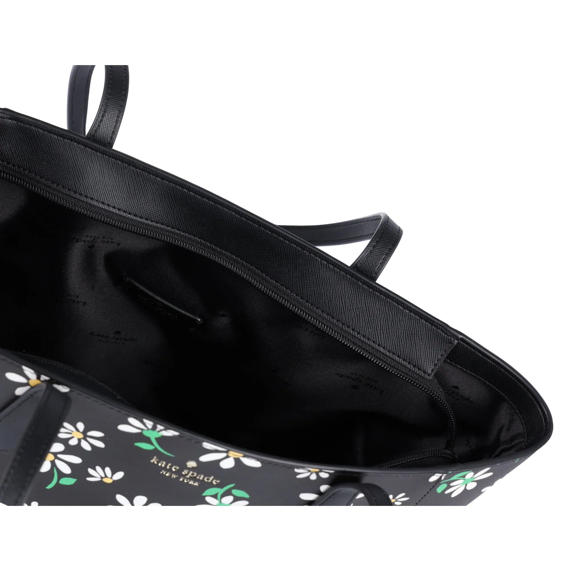 Kate Spade Dana Scattered Daisies Floral Large Tote Black Multi sold by Gaby's Bags product image thumbnail 3