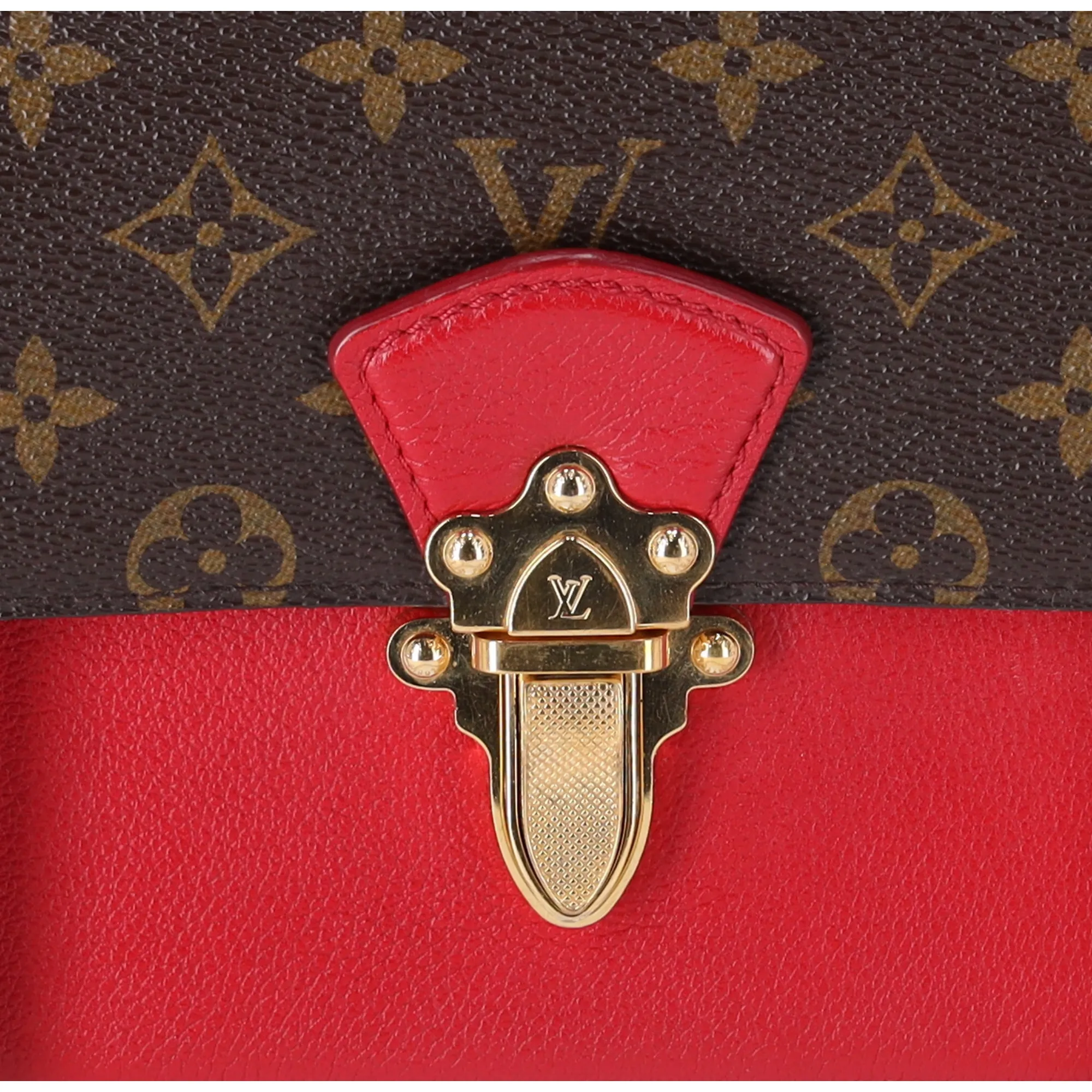 Louis Vuitton Victoire Chain Shoulder Bag Monogram Canvas Brown Cerise M41732 sold by Gaby's Bags product image thumbnail 3