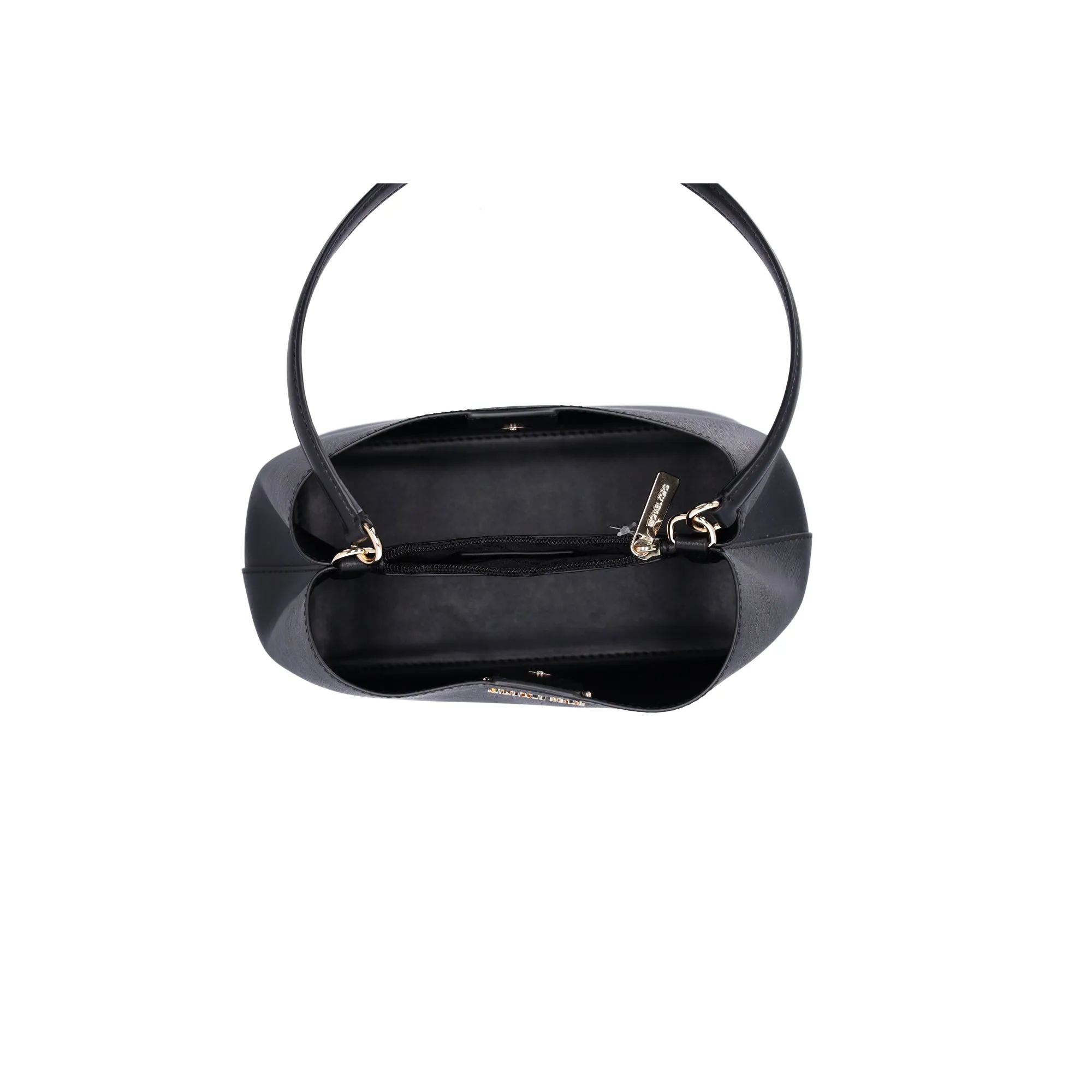 Michael Kors Pratt Medium Bucket Bag Shoulder Tote Black sold by Gaby's Bags product image thumbnail 5