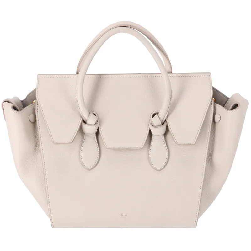 CELINE Mini Tie Tote Bag Beige Pebbled Leather sold by Gaby's Bags