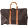 Louis Vuitton Monogram Keepall 45 Travel Boston Bag M41428 Weekender sold by Gaby's Bags