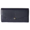 Louis Vuitton Monogram Empreinte Portefeiulle Sarah Flap Wallet Marine Rouge sold by Gaby's Bags