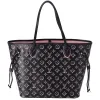 Louis Vuitton Pink Monogram Fall For You Neverfull MM Tote Black w Pouch sold by Gaby's Bags