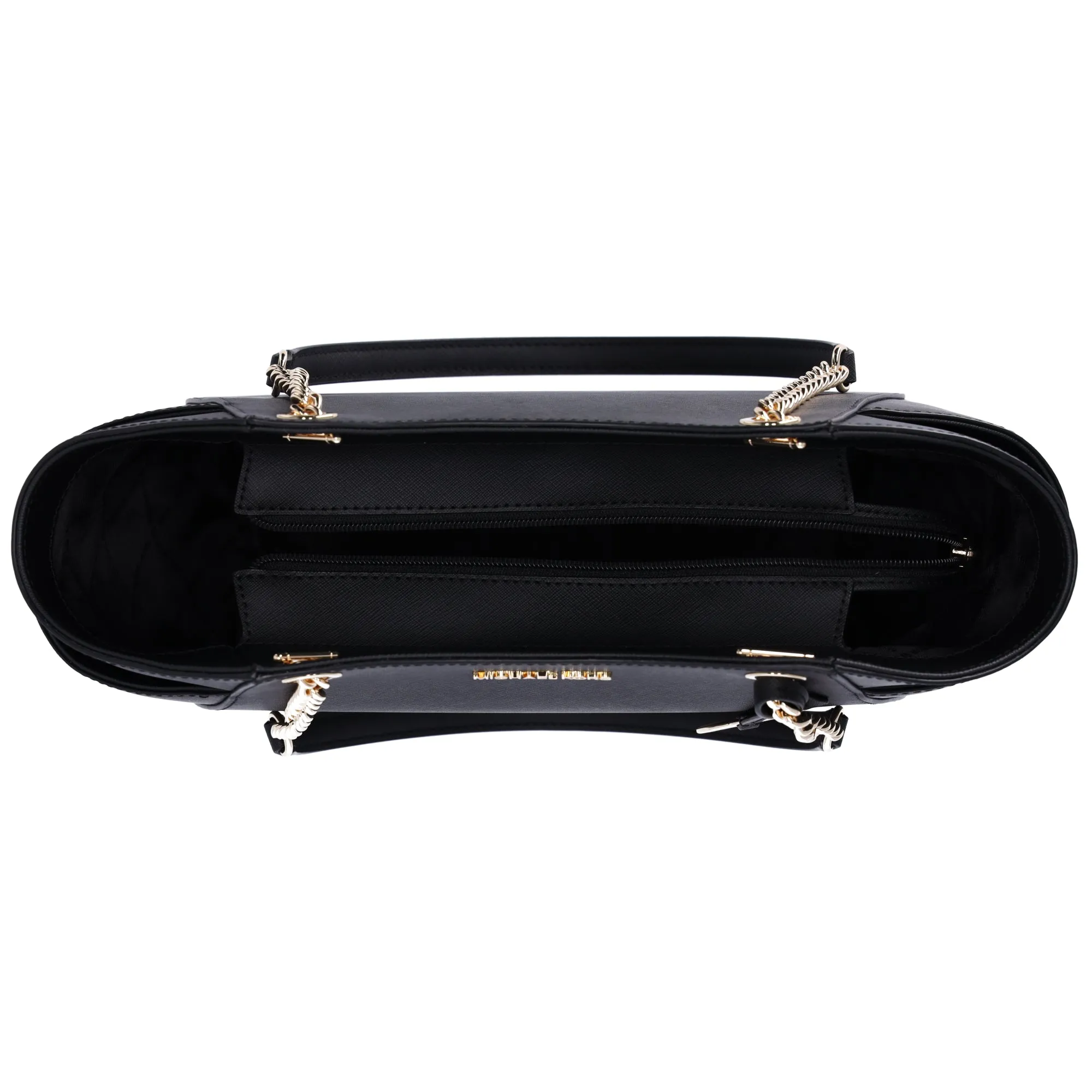 Michael Kors Jet Set Travel Chain Shoulder Tote Bag Black Saffiano Leather sold by Gaby's Bags product image thumbnail 4