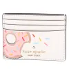 Kate Spade New York Coffee Break Donut Small Slim Card Holder In Cream Multi sold by Gaby's Bags