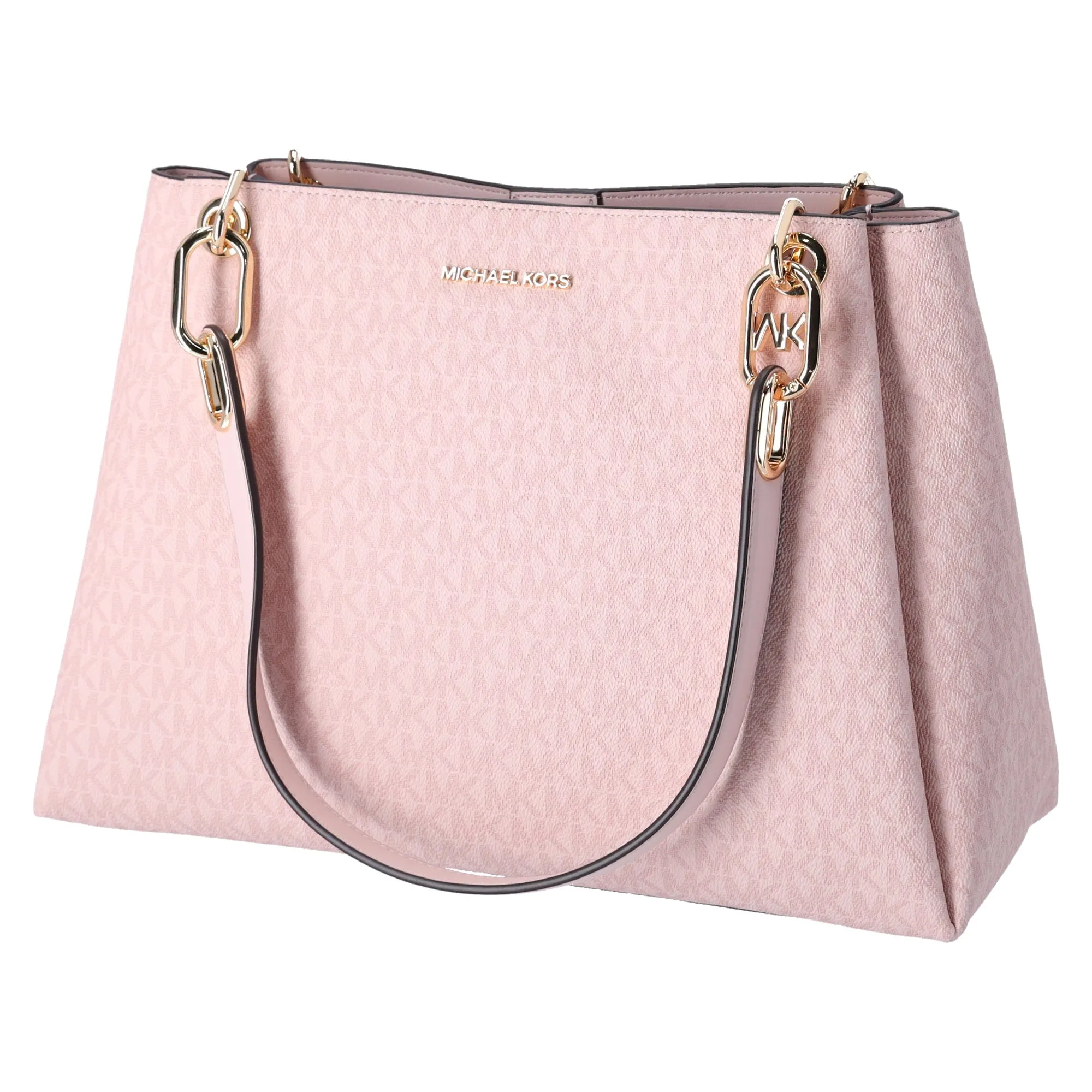 Michael Kors Trisha Nicole Large Triple Compartment Tote Powder Blush MK Pink sold by Gaby's Bags