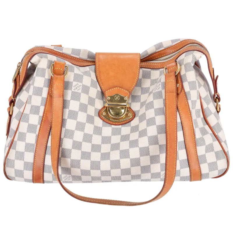 Louis Vuitton Stresa PM Damier Azur Small Shoulder Bag N42220 Beige Multi sold by Gaby's Bags