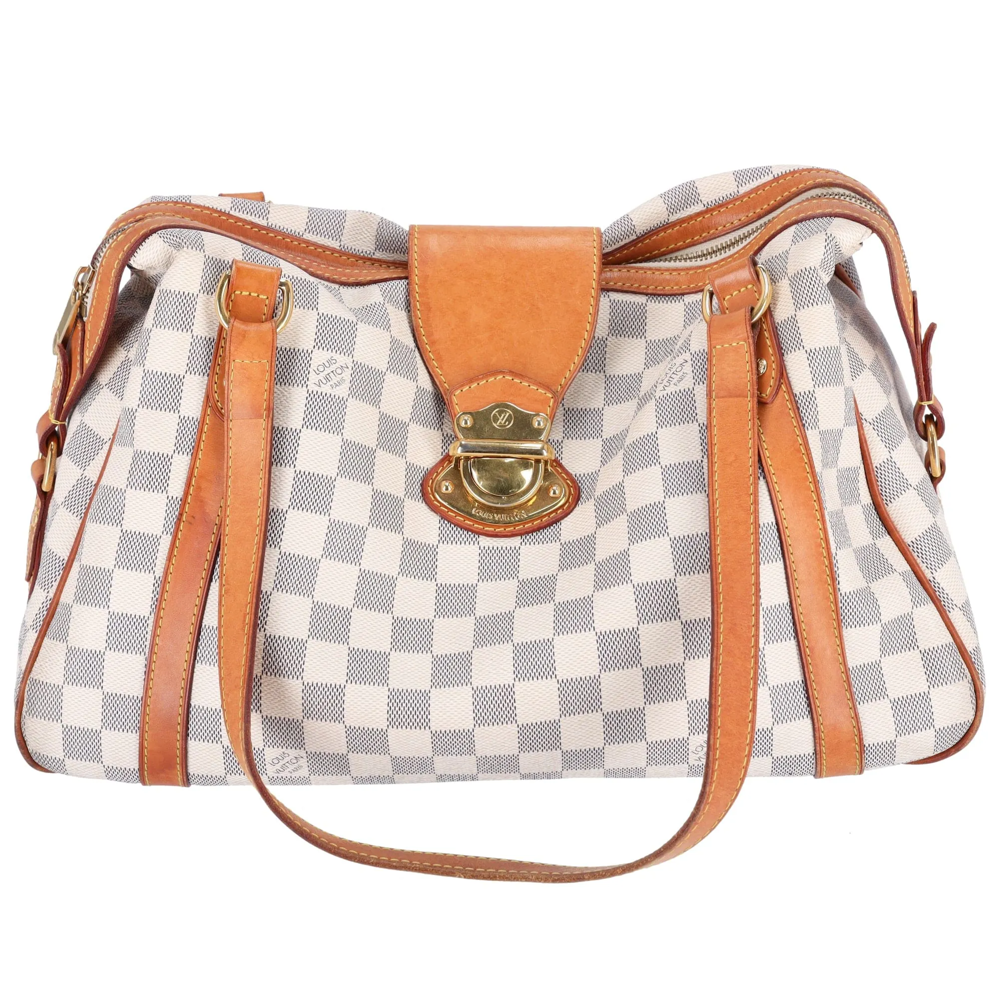 Louis Vuitton Stresa PM Damier Azur Small Shoulder Bag N42220 Beige Multi sold by Gaby's Bags
