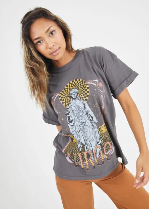 Virgo Band Black Boyfriend Tee sold by Girl Dangerous