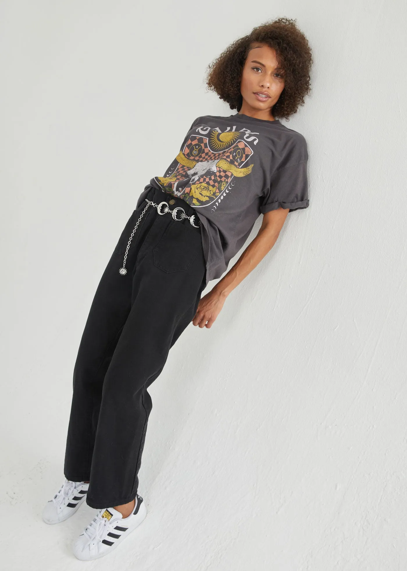 Taurus Band Black Boyfriend Tee sold by Girl Dangerous