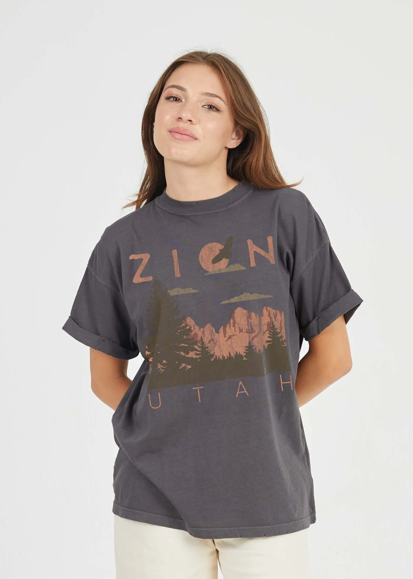 Zion Black Boyfriend Tee sold by Girl Dangerous product image thumbnail 2