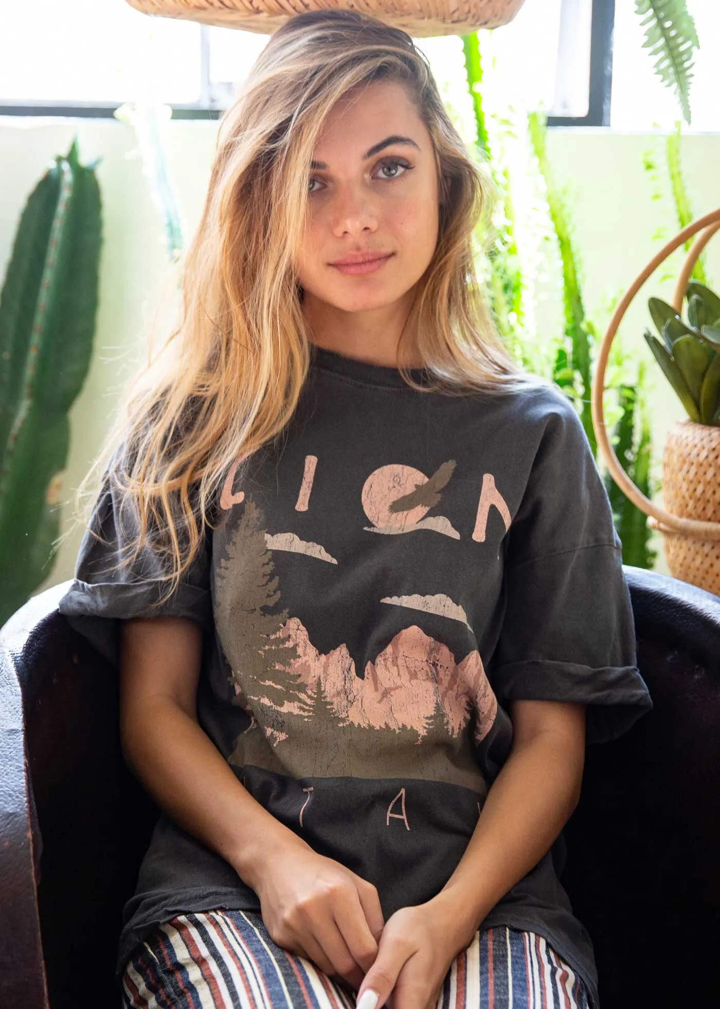 Zion Black Boyfriend Tee sold by Girl Dangerous