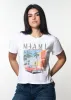 Miami Car White Classic Tee sold by Girl Dangerous