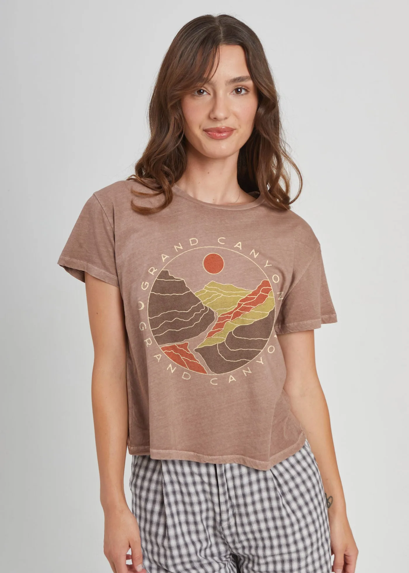 Grand Canyon Sun Mauve Classic Tee sold by Girl Dangerous