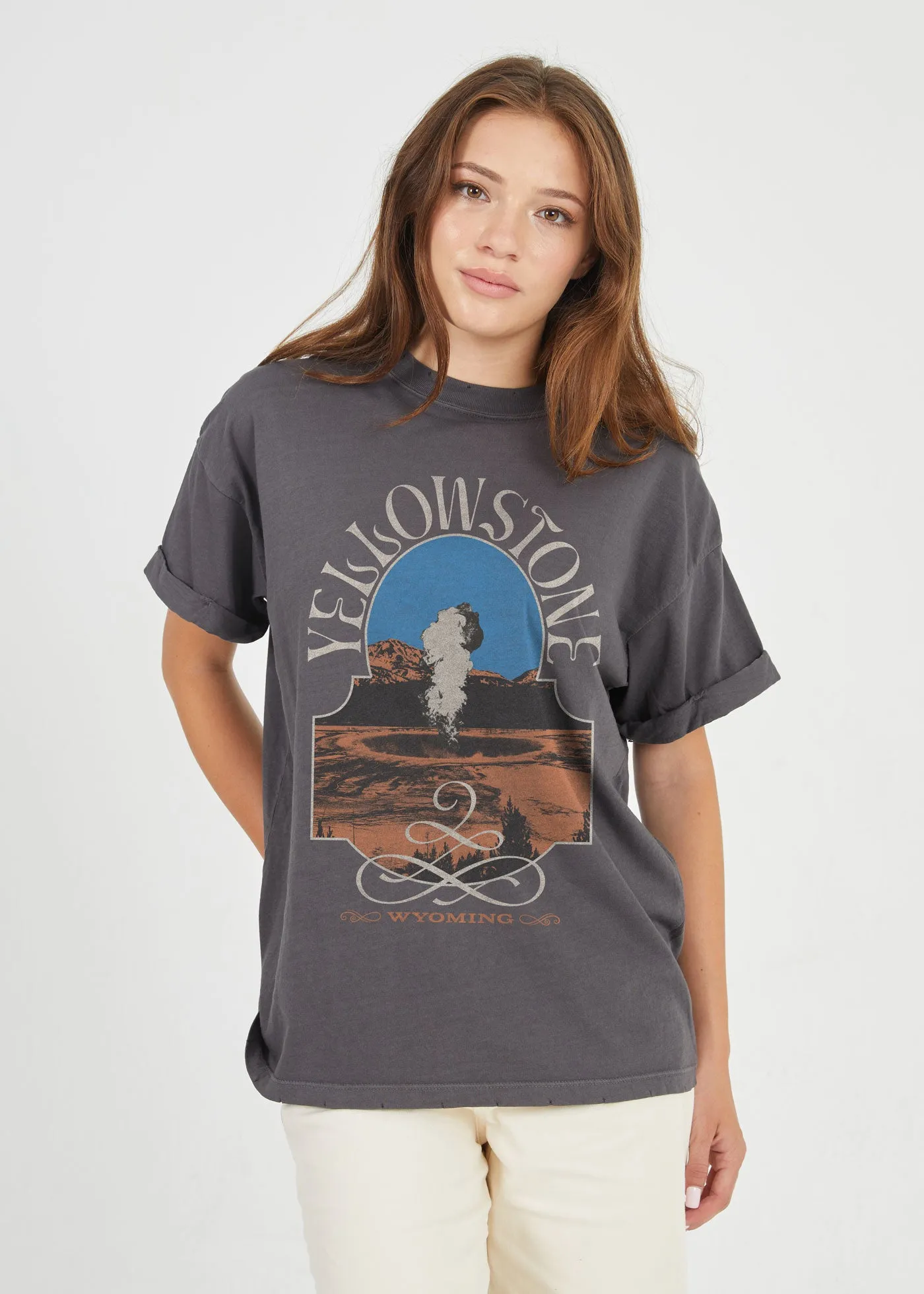 Yellowstone Western Black Boyfriend Tee sold by Girl Dangerous