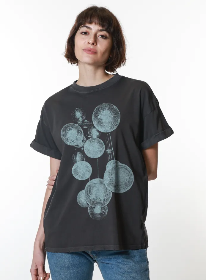 Disco Black Boyfriend Tee sold by Girl Dangerous product image thumbnail 3