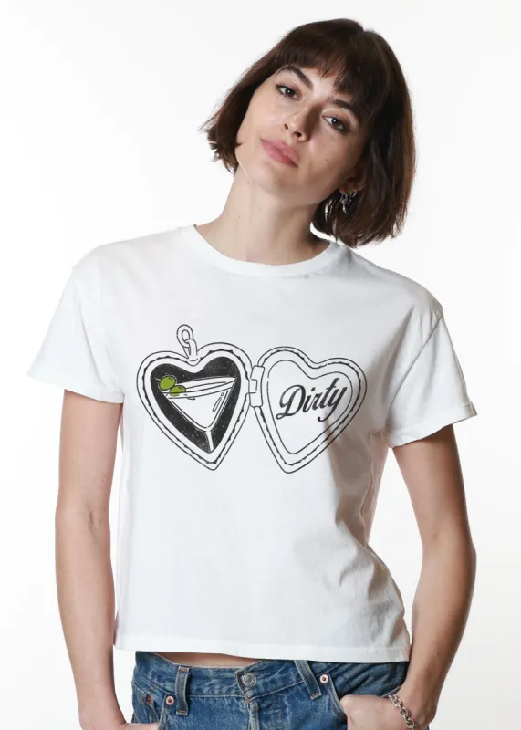 Dirty White Classic Tee sold by Girl Dangerous