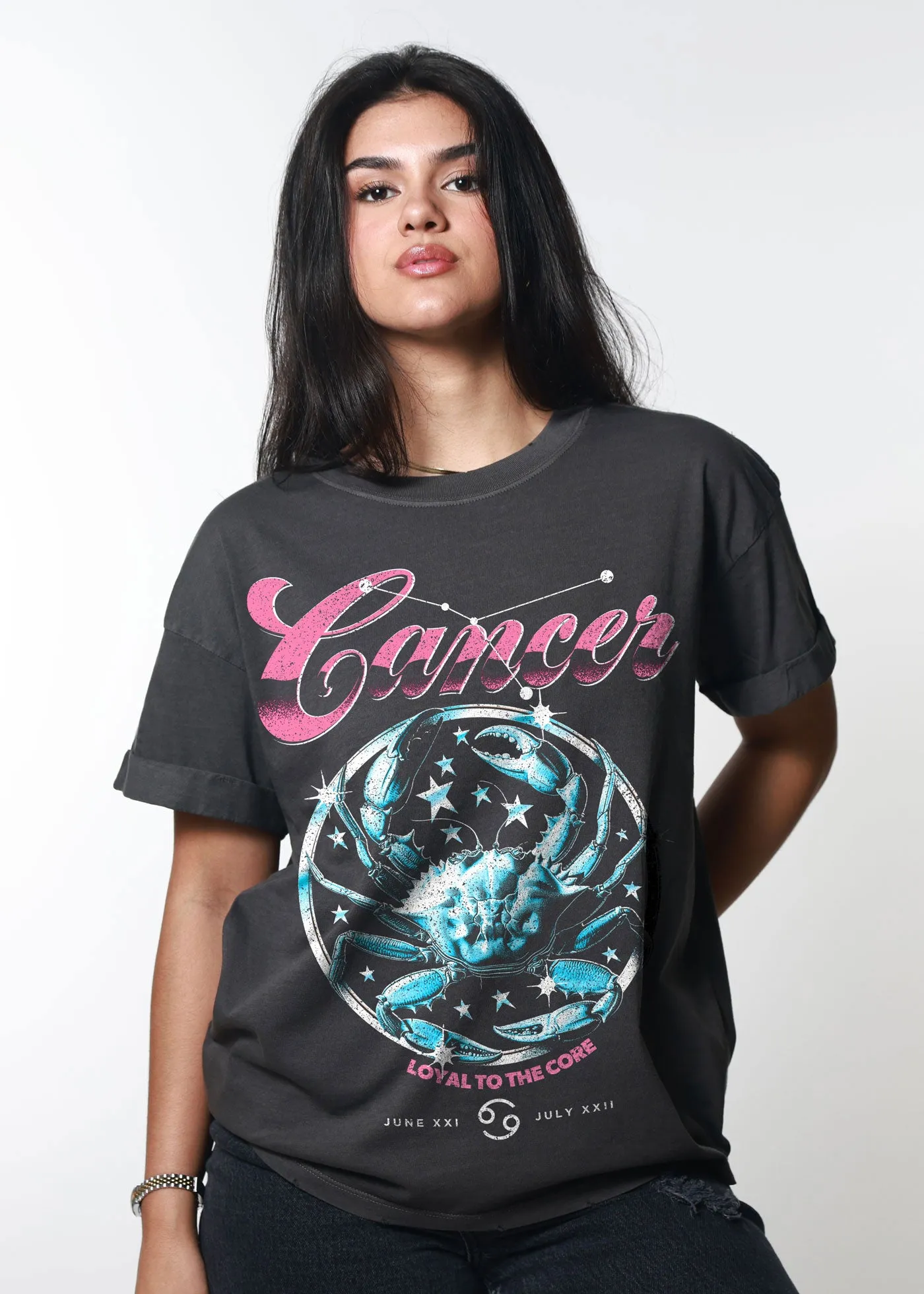 Cancer Reunion Tour Vintage Black Boyfriend Tee sold by Girl Dangerous