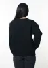 Bow Black Oversized Sweater sold by Girl Dangerous