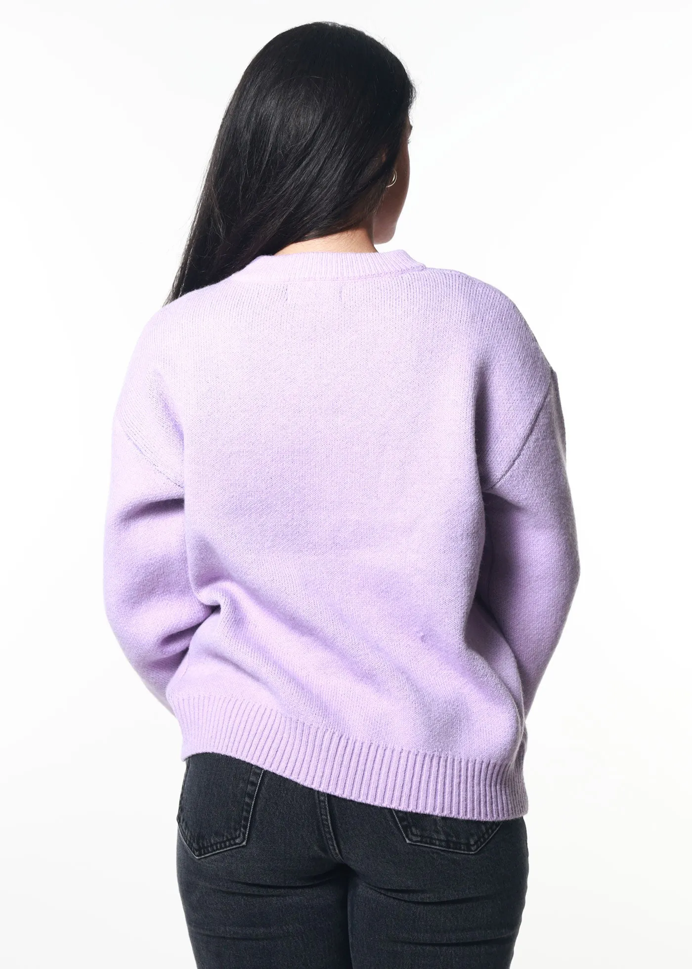 Bite Me Lilac Oversized Sweater sold by Girl Dangerous product image thumbnail 2