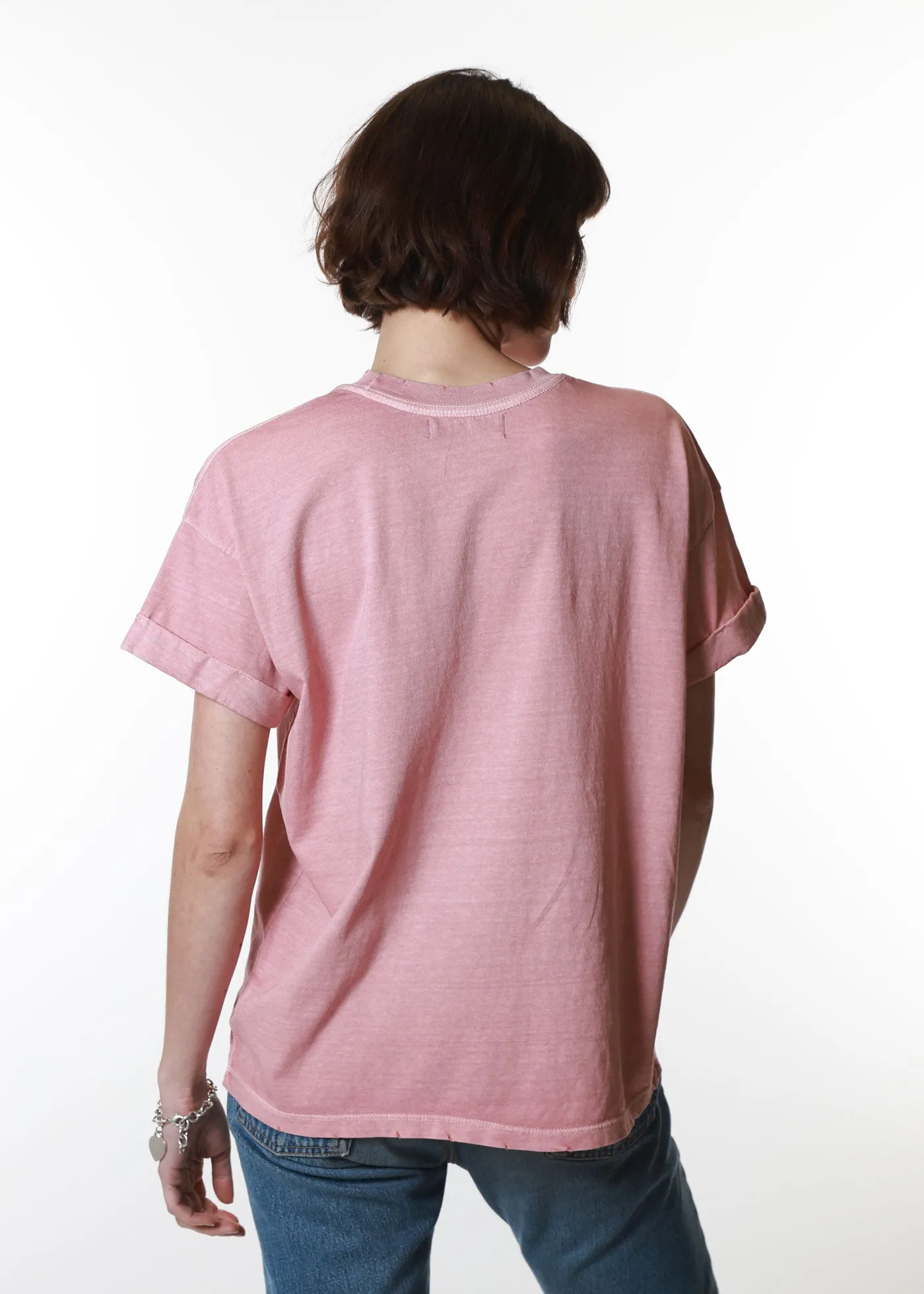 Holiday Spirits Dusty Pink Boyfriend Tee sold by Girl Dangerous product image thumbnail 2