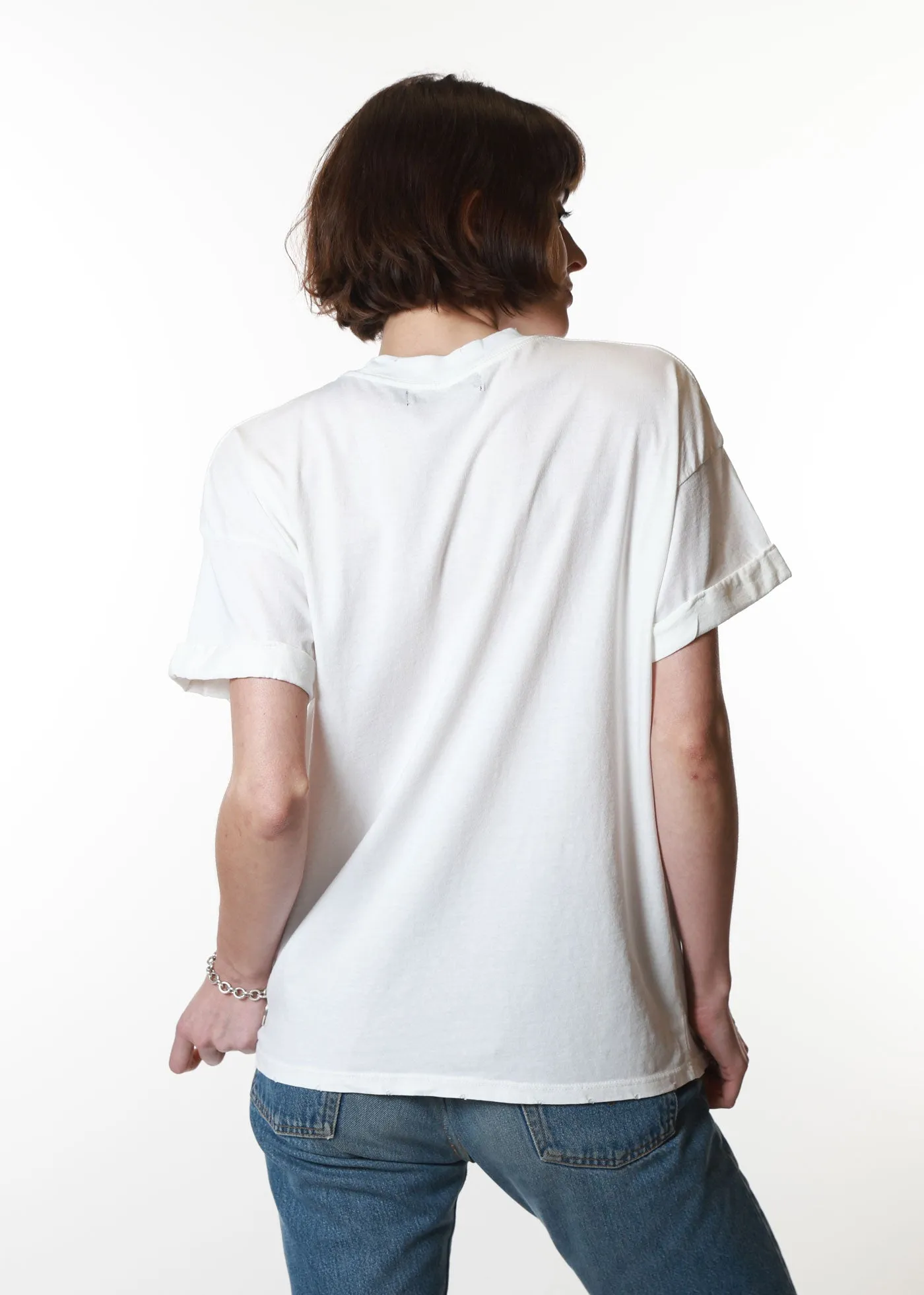 Holiday Vintage White Boyfriend SS sold by Girl Dangerous product image thumbnail 2