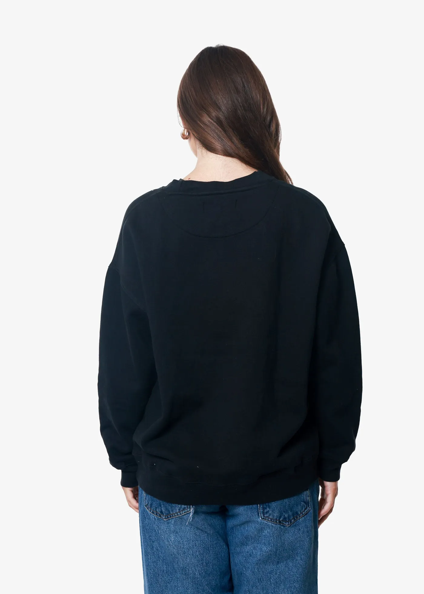 Giddy Up Oversized Black Crewneck Sweatshirt sold by Girl Dangerous product image thumbnail 2