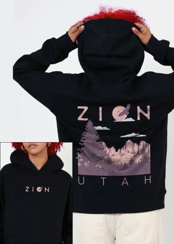 Zion Oversized Black Hoodie sold by Girl Dangerous