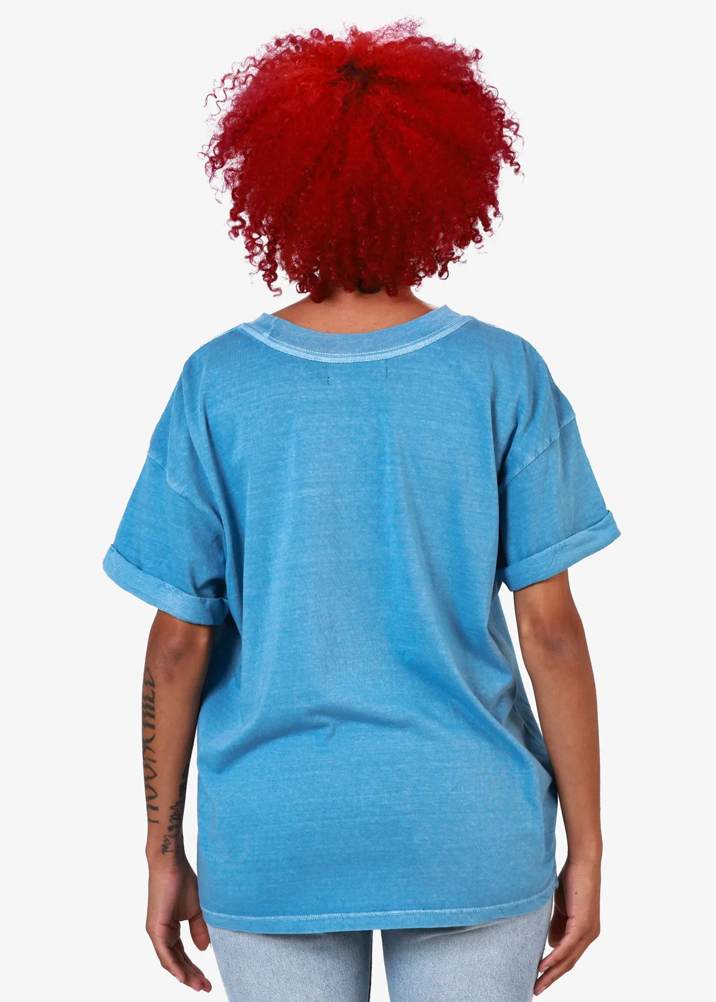 Denim Blue Boyfriend Tee sold by Girl Dangerous product image thumbnail 2