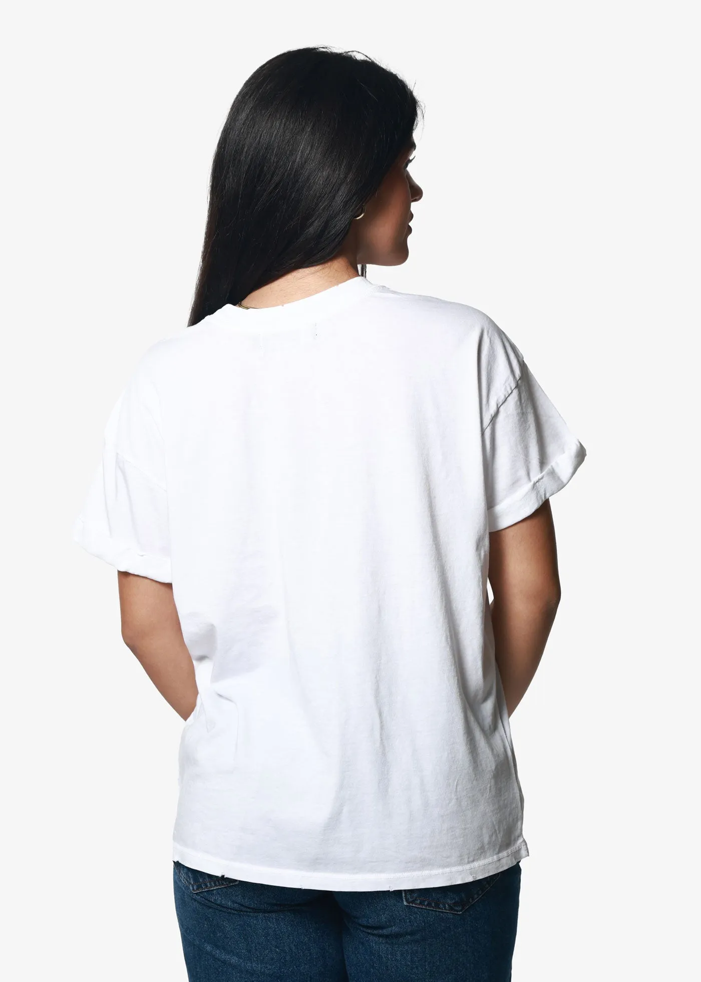 Nashville Cowboy Vintage White Boyfriend Tee sold by Girl Dangerous product image thumbnail 2