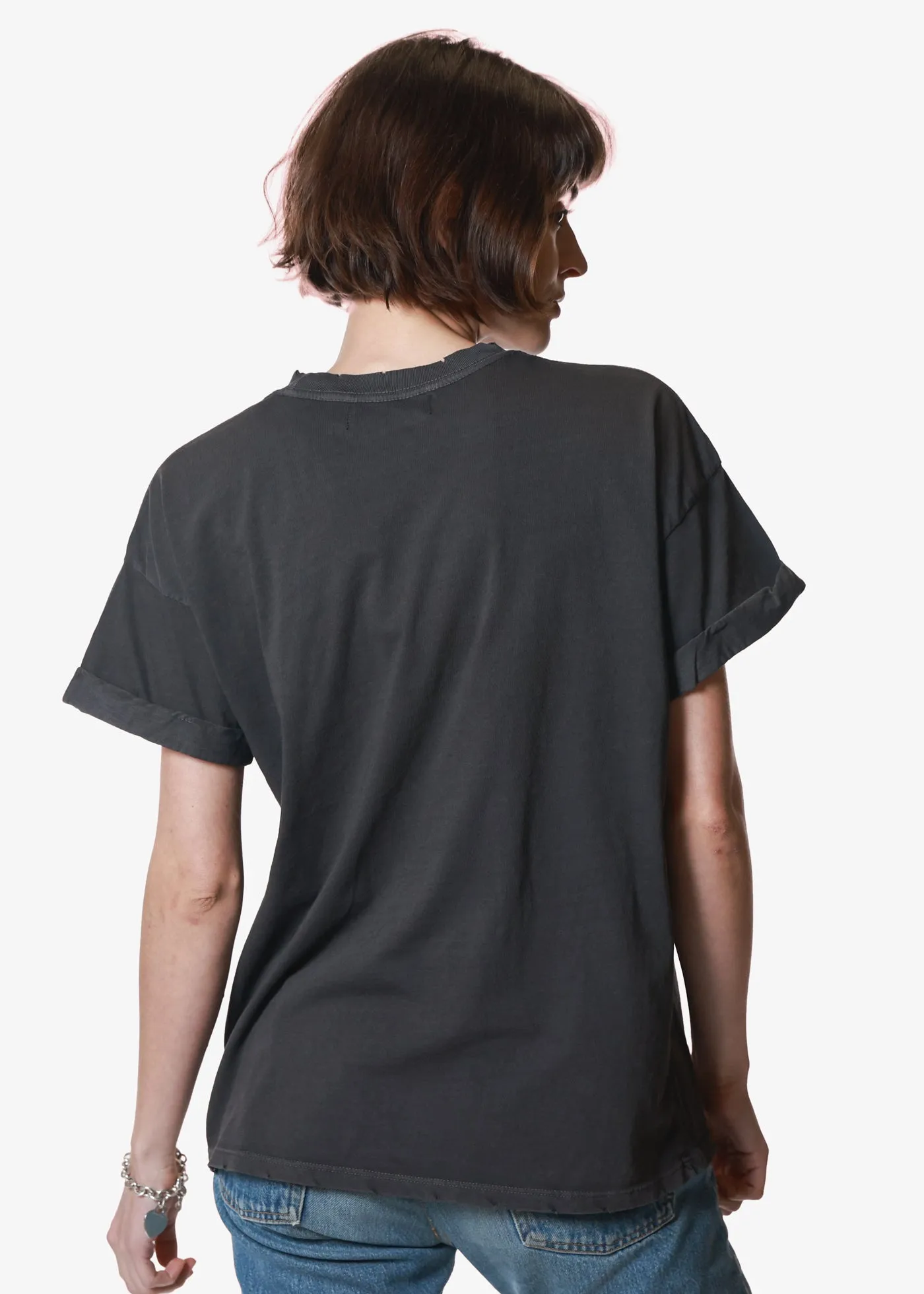 Here Comes the Sunshine Vintage Black Boyfriend Tee sold by Girl Dangerous product image thumbnail 2