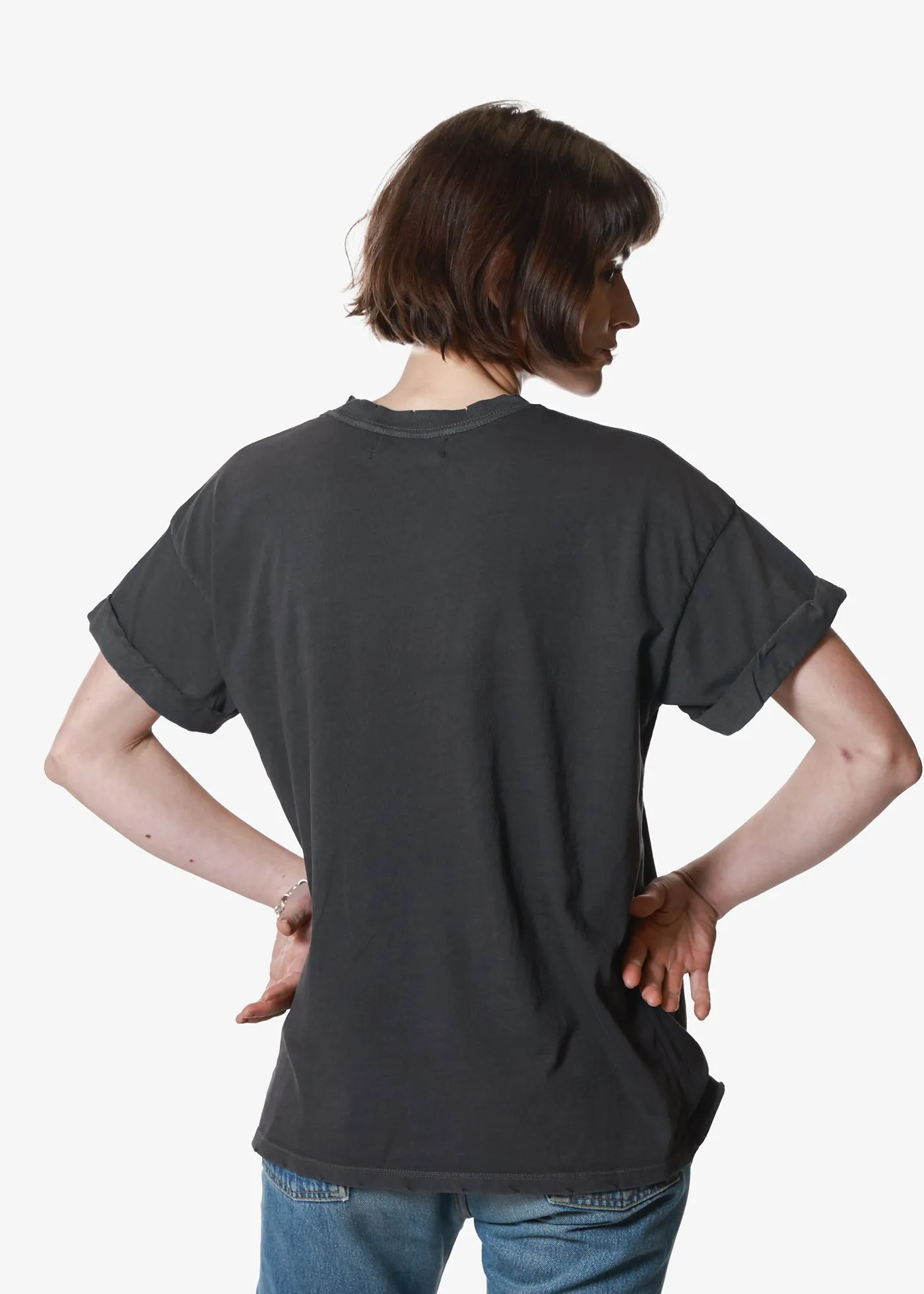 Paris Gardens Vintage Black Boyfriend Tee sold by Girl Dangerous product image thumbnail 2