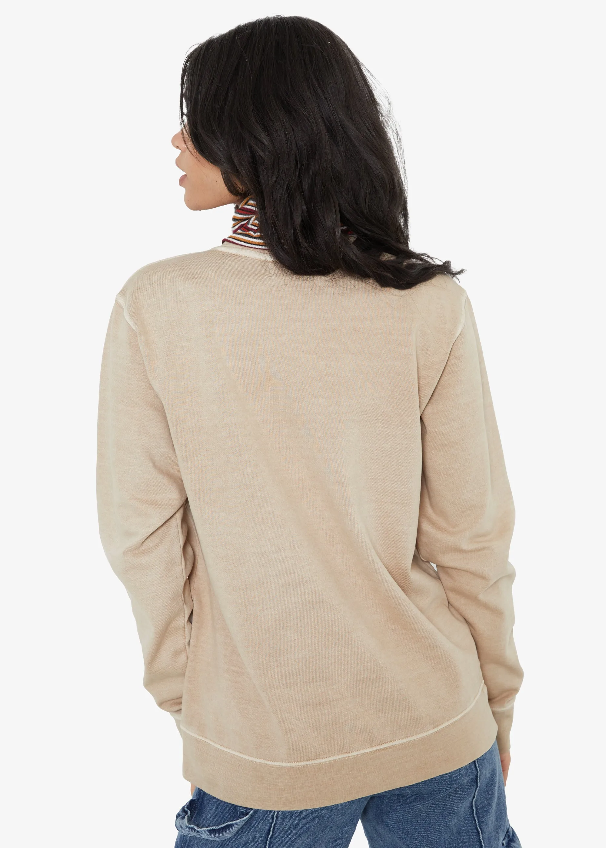 Nashville Proper Sand Oversized Crewneck Sweatshirt sold by Girl Dangerous product image thumbnail 2