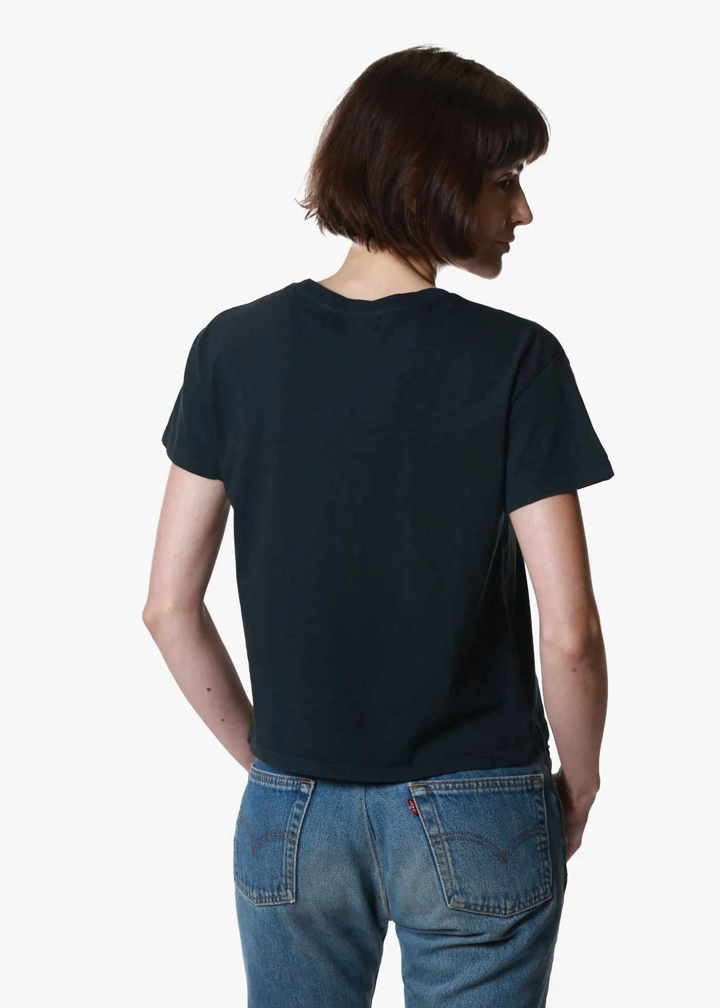 Boot & Rose Faded Black Classic Tee sold by Girl Dangerous product image thumbnail 2