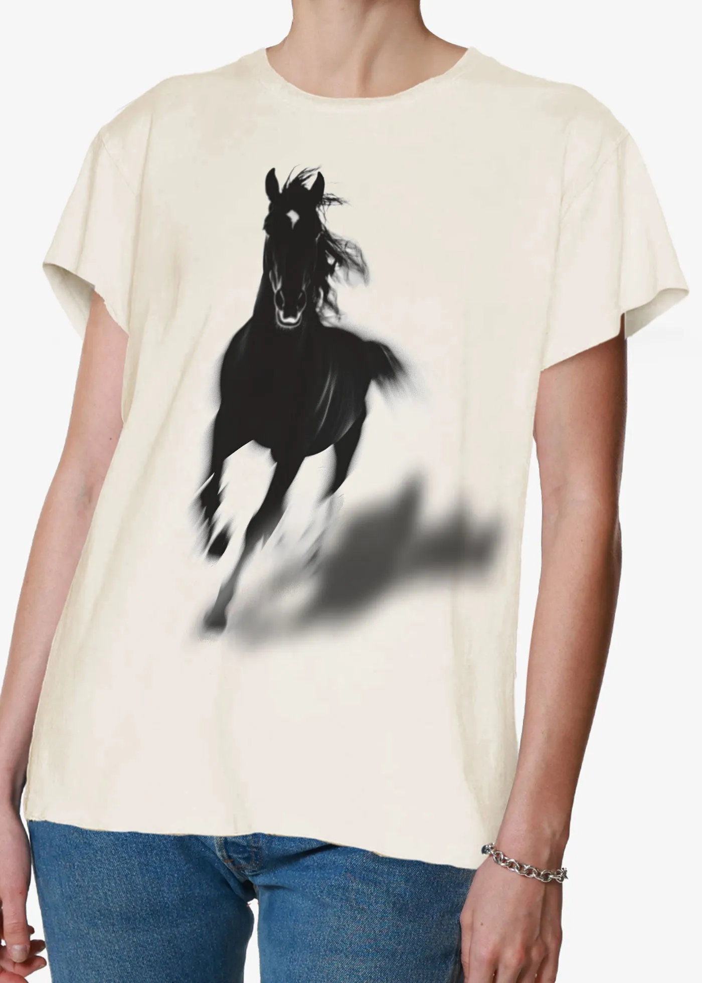 Wild Horse Natural Vintage Tee sold by Girl Dangerous