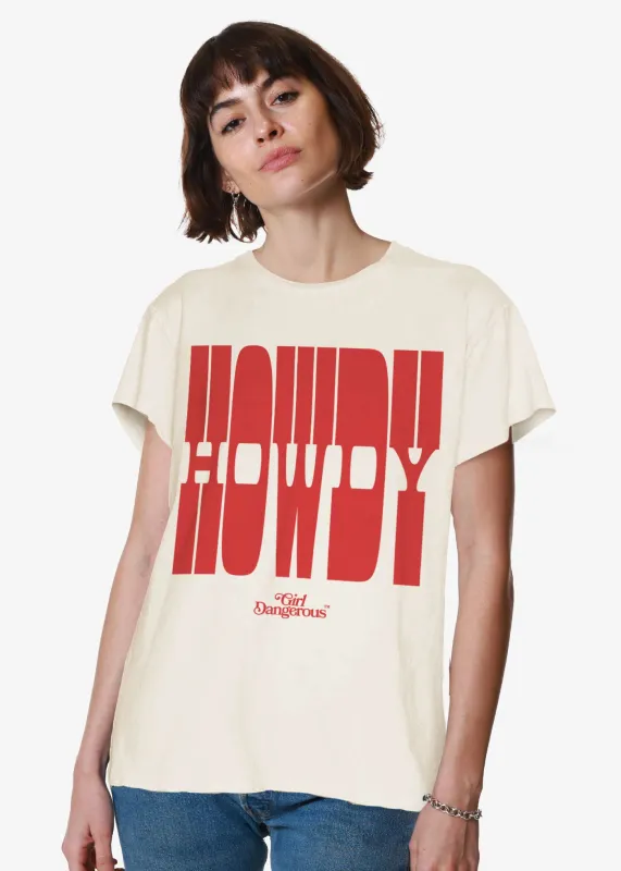 Howdy Natural Vintage Tee sold by Girl Dangerous