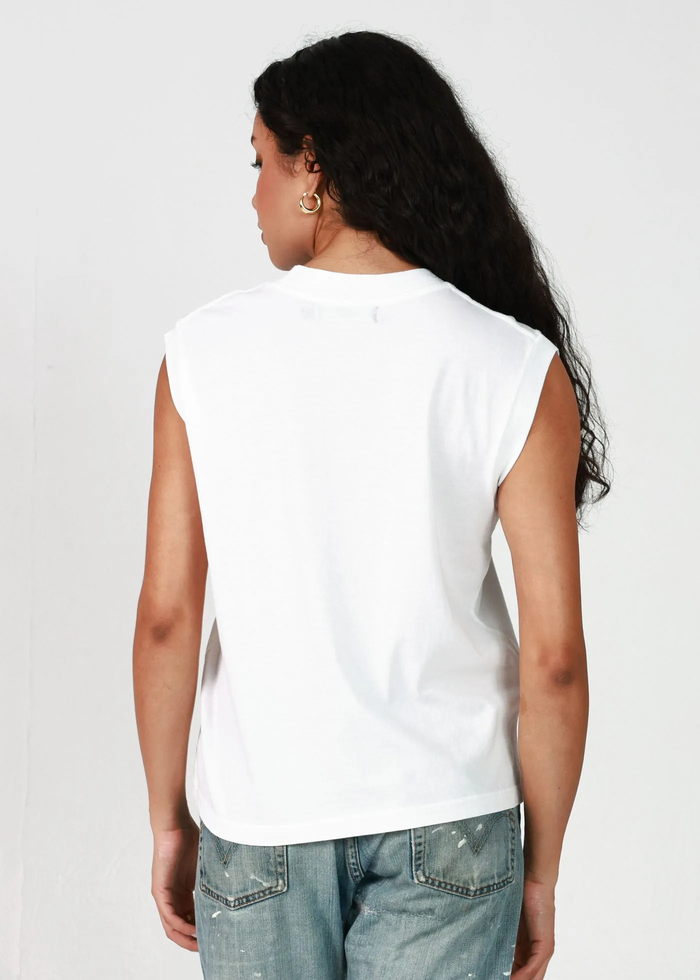 Cocktails Embroidery White Moto Tee sold by Girl Dangerous product image thumbnail 3