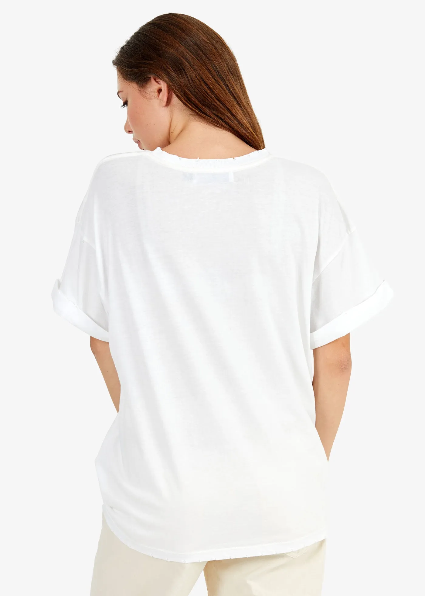 Canned Sardines Vintage White Boyfriend Tee sold by Girl Dangerous product image thumbnail 2