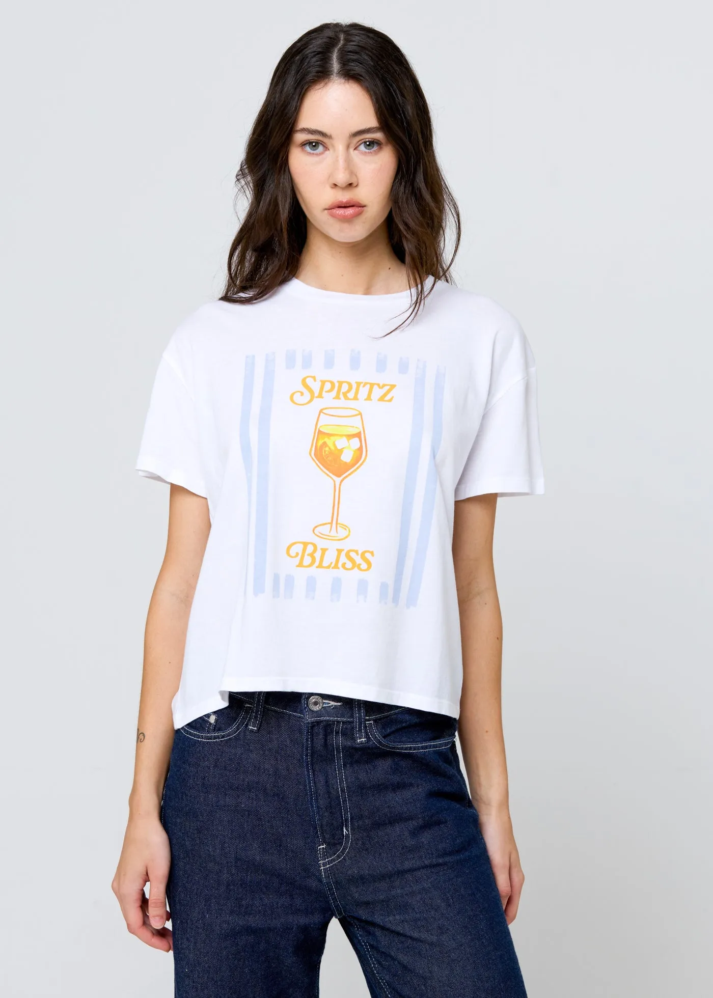 Spritz Bliss Vintage White Classic Tee sold by Girl Dangerous