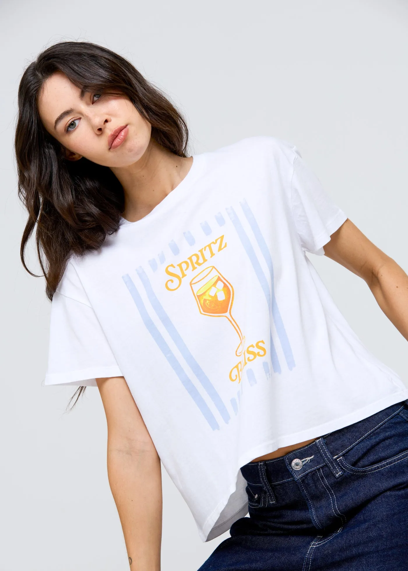Spritz Bliss Vintage White Classic Tee sold by Girl Dangerous product image thumbnail 3