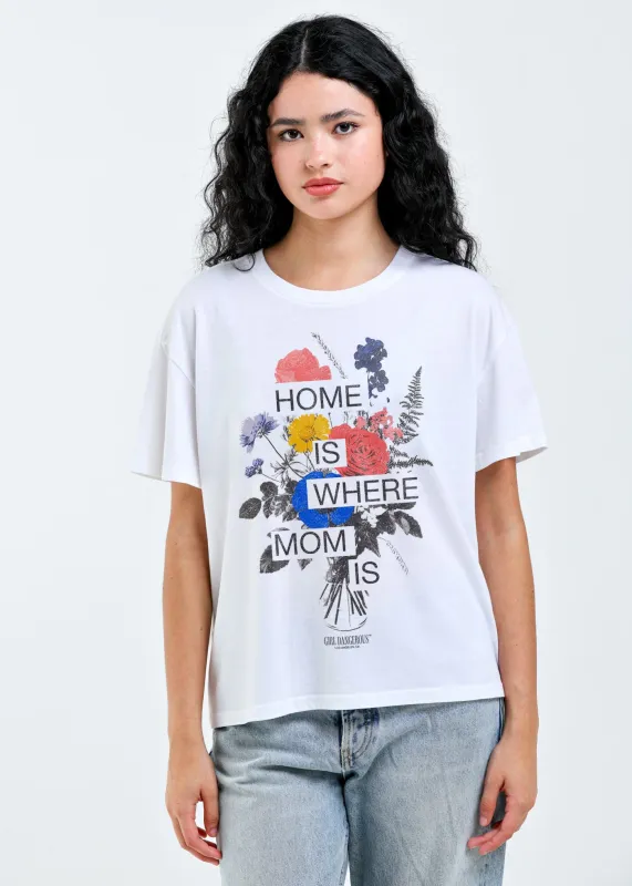 Home is Where Mom Is Vintage White Classic Tee made by Girl Dangerous