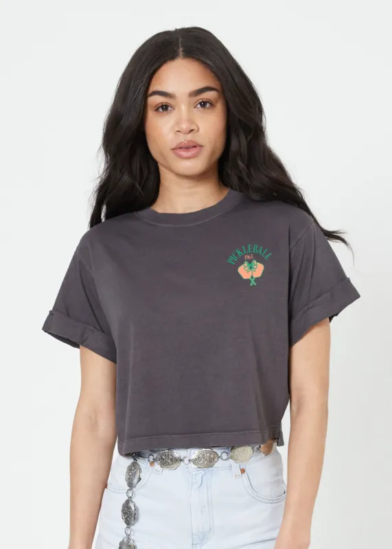 PICKLEBALL 1965 Cropped Boyfriend Tee sold by Girl Dangerous