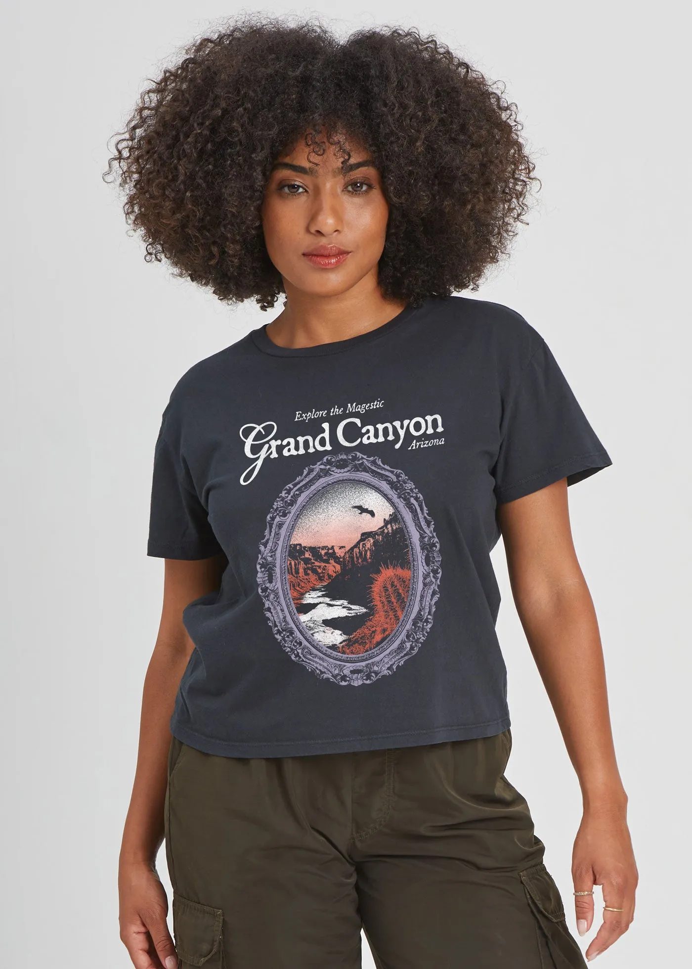 Explore the Grand Canyon Black Classic Tee sold by Girl Dangerous product image thumbnail 2