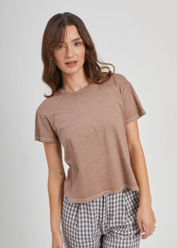 Mauve Classic Tee sold by Girl Dangerous