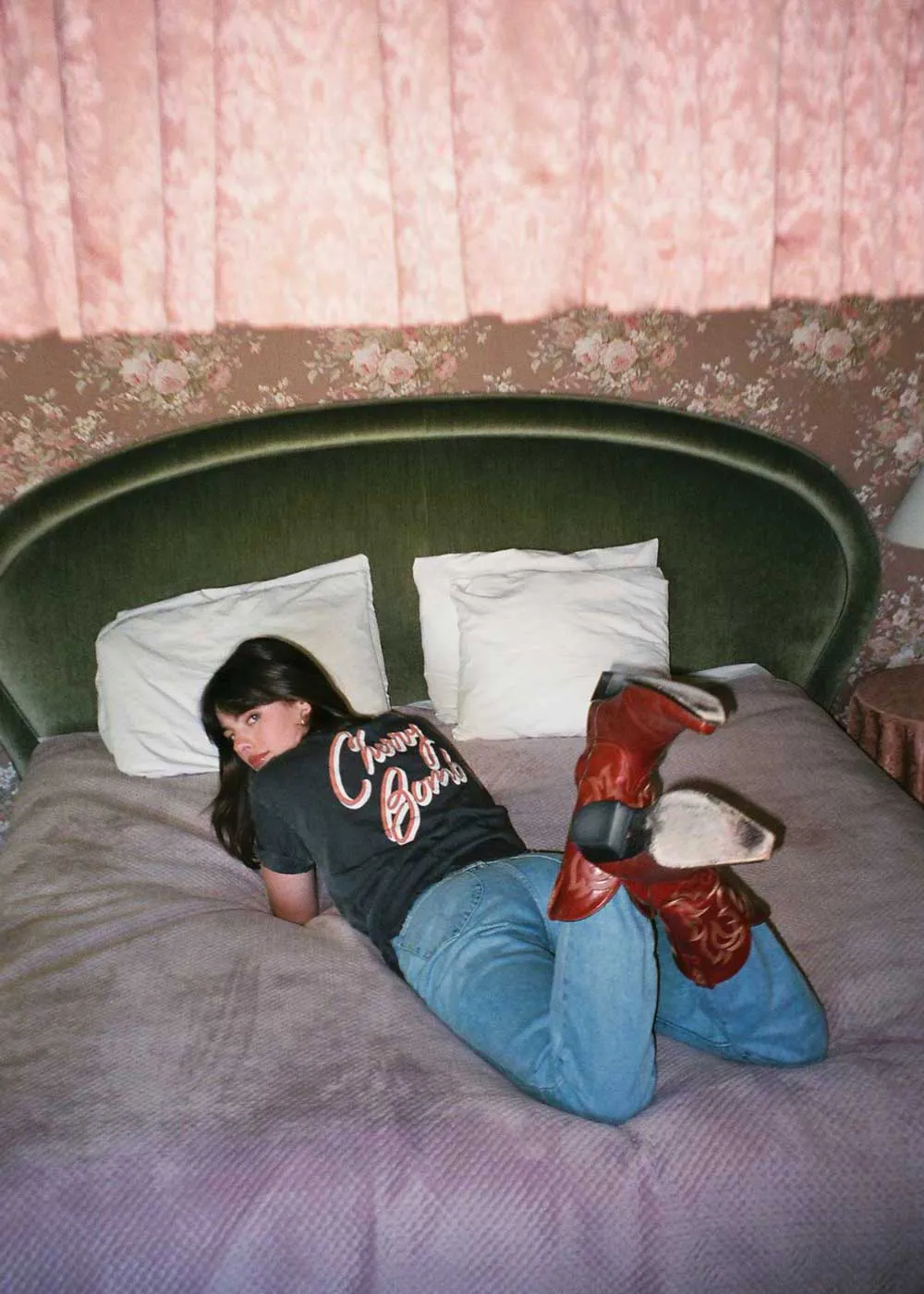 Cherry Bomb Black Boyfriend Tee sold by Girl Dangerous