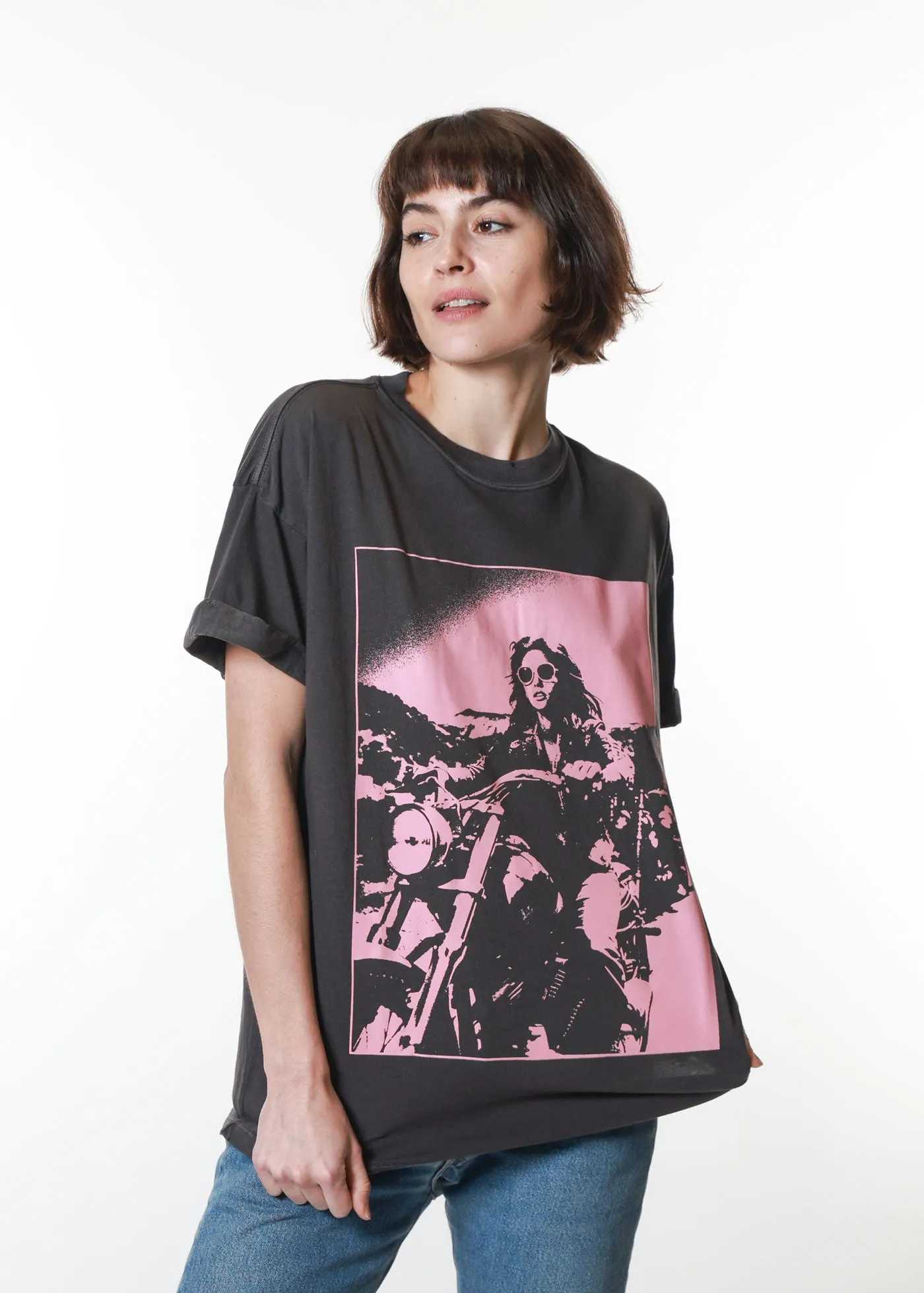 Rider Black Boyfriend Tee sold by Girl Dangerous