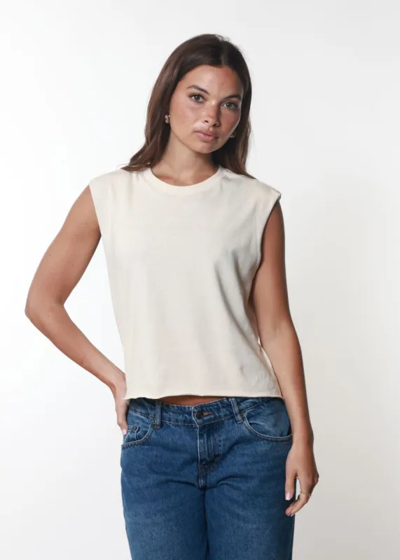 Sandstone Boxing Tee made by Girl Dangerous