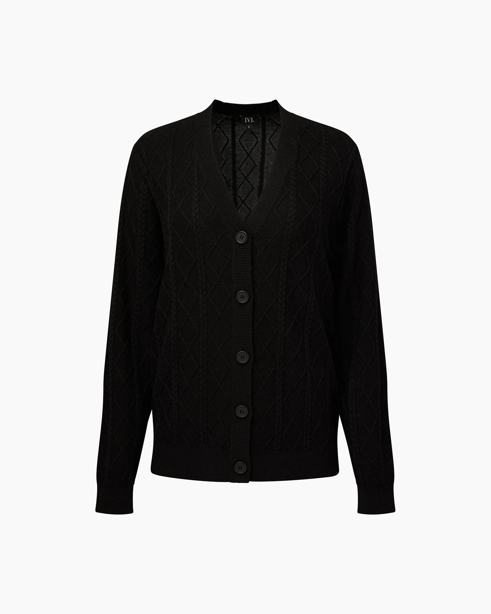 Diamond Stitch Cardigan sold by IVL COLLECTIVE product image thumbnail 2